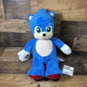 Build A Bear Sonic The Hedgehog Movie Stuffed Plush Sega 2019 NO SOUND